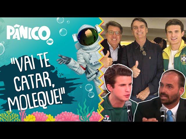 Eduardo Bolsonaro treta com Marinho: 'VOCÊ QUERIA PALANQUE ELEITORAL'