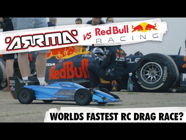 WORLDS FASTEST RC DRAG RACE? // @ARRMARC LIMITLESS vs. @redbullracing RB7