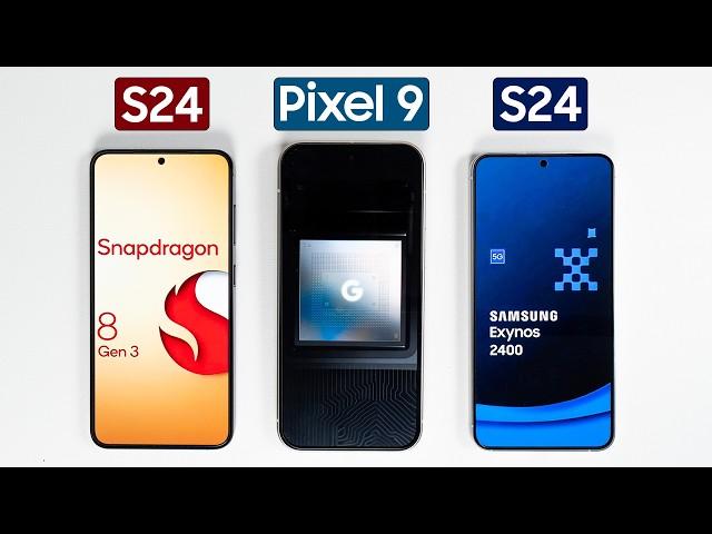 Pixel 9 vs S24 Battery Test: Exynos vs Snapdragon vs Tensor!