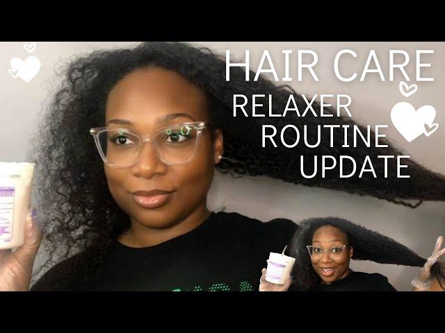 RELAXER ROUTINE: How I Touch Up My Relaxed Hair | Weluvunique