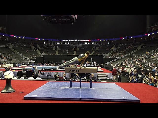 Crew Bold – Pommel Horse – 2019 U.S. Gymnastics Championships – Junior Men Day 1