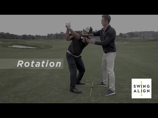 Golf Alignment, Rotation, Connection with Swing Align (20s)