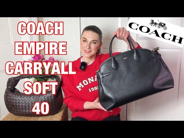 COACH Empire Carryall Soft 40 Bag: Review, First Impressions, What Fits and Mod Shots