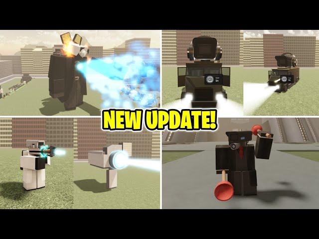 NEW UPDATE!! - LAVATORY WAR ROLEPLAY UPDATE 3.5! (ROBLOX)