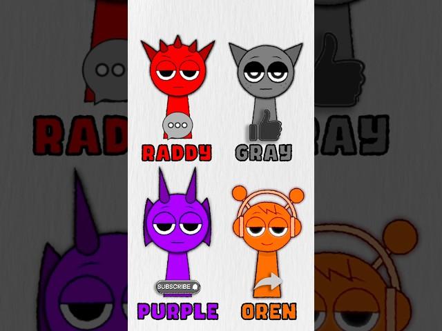 Which Characters are not  BEATS? Incredibox Sprunki #sprunki #incredibox #animation #shorts