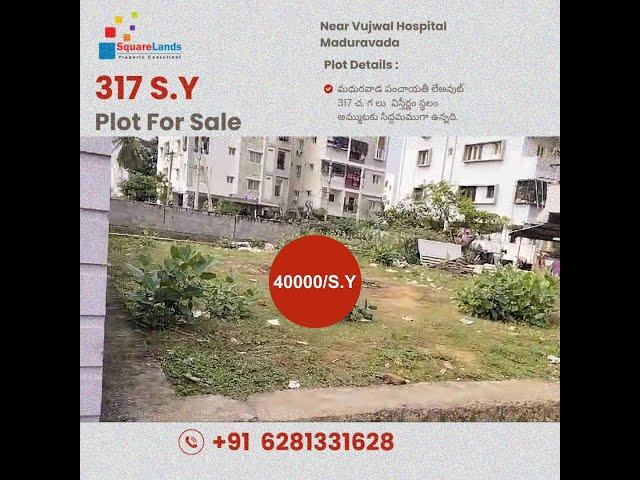 Residential plot for sale at Madhurawada. Squarelands best property consultancy in Visakhapatnam