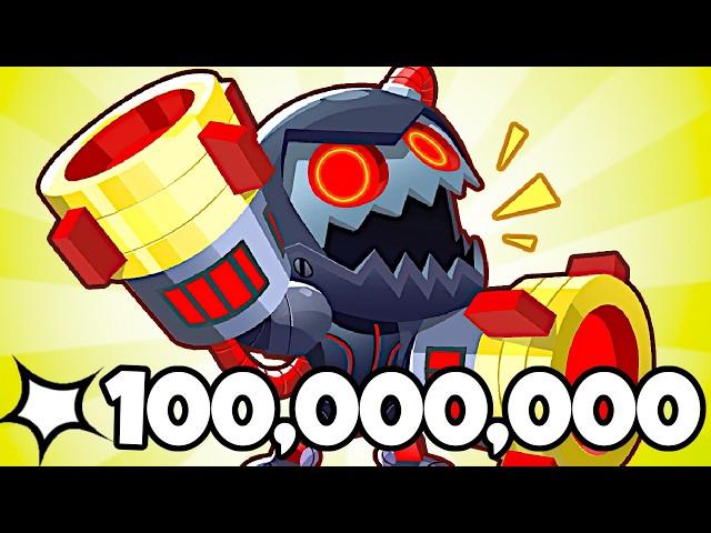 How Fast Can I Pop 100 MILLION Bloons? (Bloons TD 6)