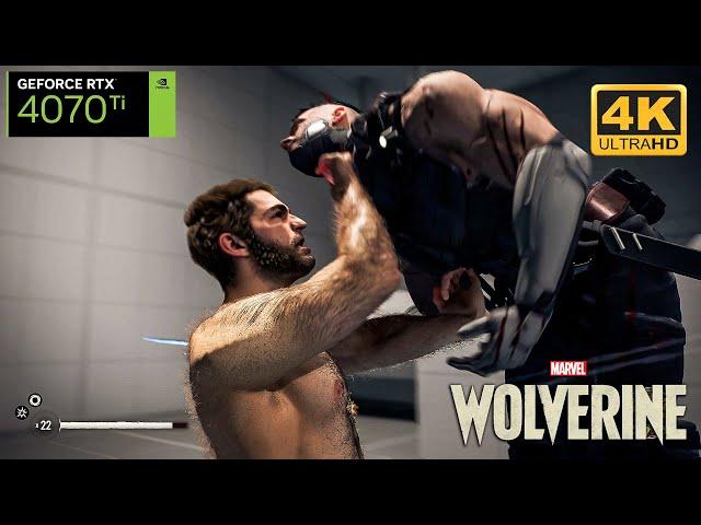 Marvel's Wolverine   Escape from Project X Gameplay Leaks - 4K ULTRA HD