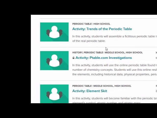 New AACT Website Features: Finding Classroom Resources