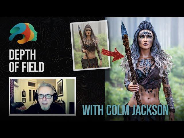 Setting up Depth of Field in Daz Studio with COLM JACKSON