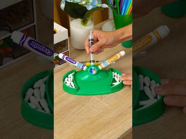 Creating dual colored markers with Crayola Marker Mixer ️