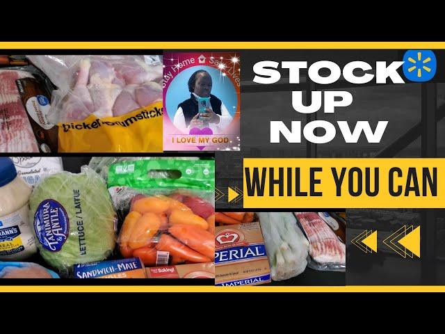 Pantry Restock:Walmart haul|Stock up Now |Shelves are clearing!#emergency #prepare #shs#shortage