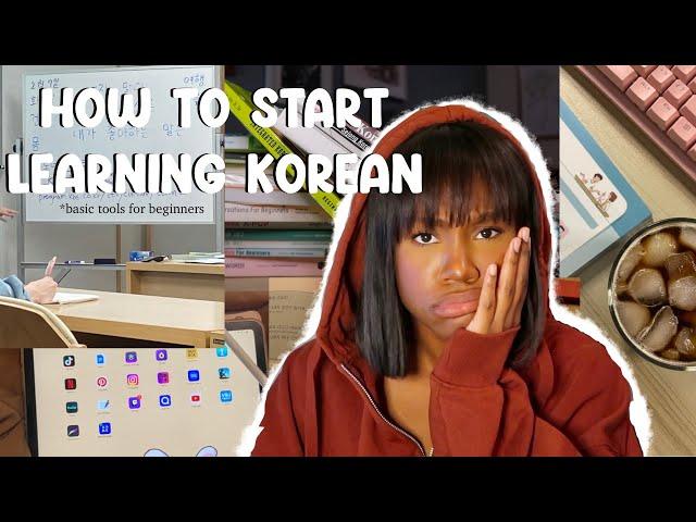 how to start learning korean...it's not hard i promise | anamuri