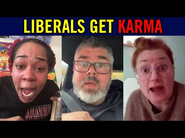 TRIGGERED Liberals Get INSTANT KARMA after Threats to Trump Supporters #2