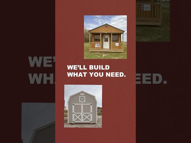 What You Need #OzarkPortableBuildings