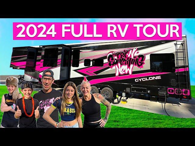 FULL RV TOUR- Massive RV that Full-Time family of 5 lives in!