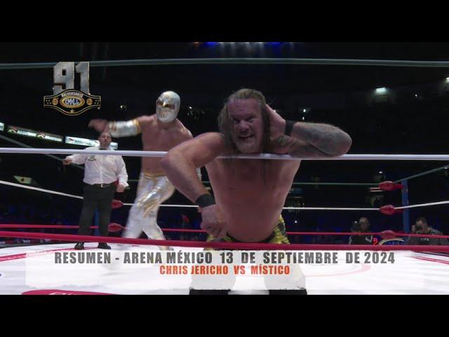 CMLL - CHRIS JERICHO  VS  MÍSTICO / ARENA MÉXICO / 13-09-24