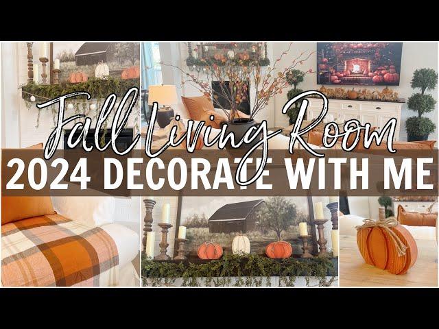 2024 FALL DECORATE WITH ME | LIVING ROOM & DINING ROOM | Creating a COZY and WARM ENVIORNMENT