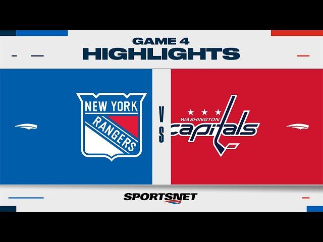 NHL Game 4 Highlights | Rangers vs. Capitals - April 28, 2024