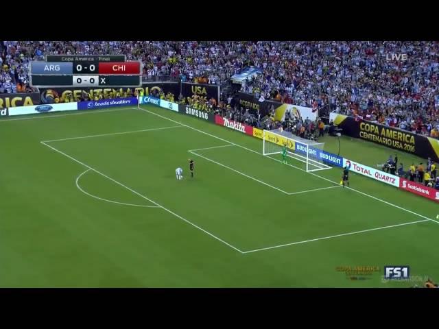 Messi Penalty MissIng  Copa America Fainal vs Chili