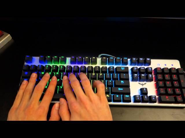 HAVIT HV-KB366L RGB Mechanical Keyboard Review - By TotallydubbedHD