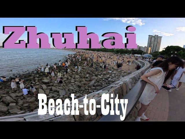  Zhuhai, China: Jida Beach to City