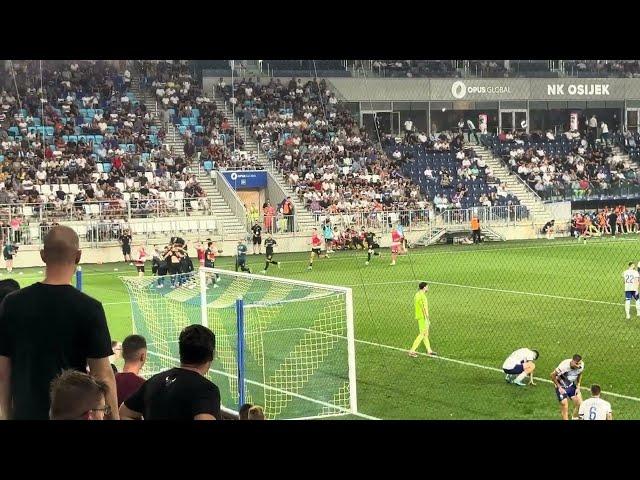 Osijek - Dinamo, 1:2, Ristovski 95. min.