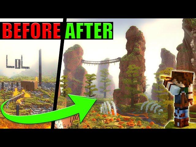 Subscribers Destroyed Minecraft Server So I Transformed It in 24 Hours!