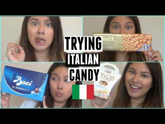 American Trying Italian Candy