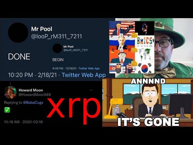 Ripple XRP MR POOL WARNED OF TODAY DONE DAVID SCHWARTZ ALWAYS KNOWS WHERES THE GOLD!