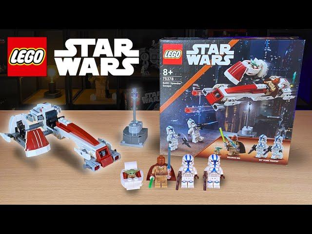 Das ERSTE MAL JEDI TEMPEL!!  Lego Star Wars 75378 BARC SPEEDER ESCAPE (2024) Review