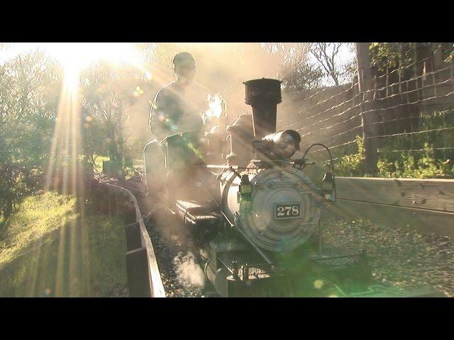 The Flintridge & Portola Valley Railroad: narrow gauge live steam - full program (HD)