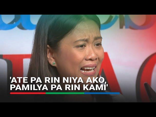 Nancy Binay turns emotional over rift with sister Abby