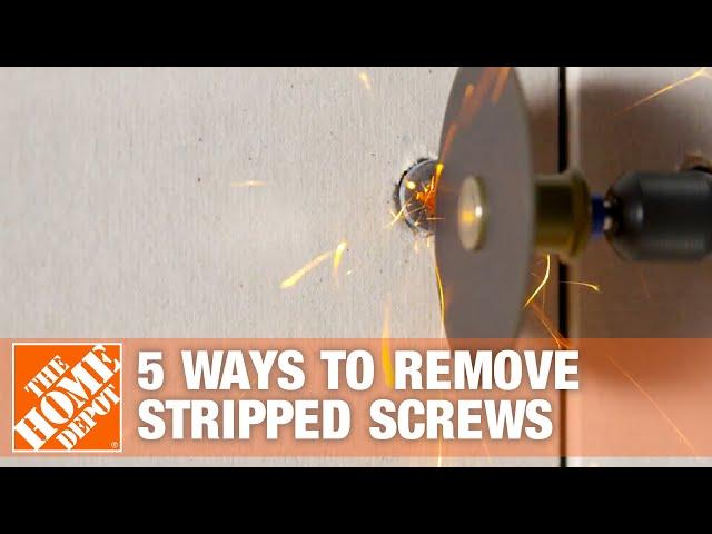 5 Easy Ways to Remove Stripped Screws | The Home Depot