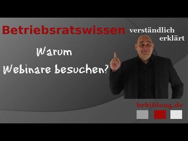 brbildung - Warum Webinare besuchen?