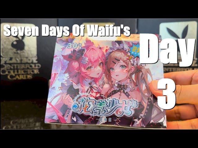 Goddess Story: Flower Girl Box Break Unboxing: Waifu Cards Day 3