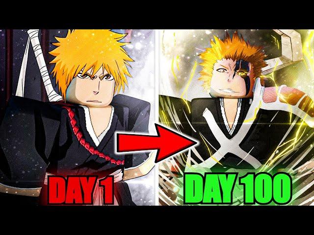 Spending 100 Days HORN OF SALVATION Ichigo Kurosaki In Type Soul...(Roblox)