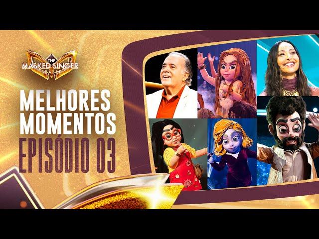 DESTAQUES DO 3º EPISÓDIO AQUI! | TEMPORADA 5 | THE MASKED SINGER BRASIL