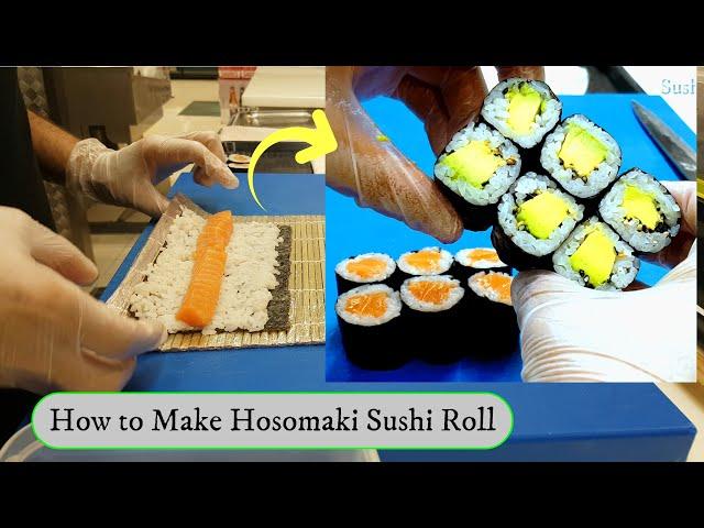 Hosomaki Sushi Roll II Hosomaki Sushi Rolling Technique