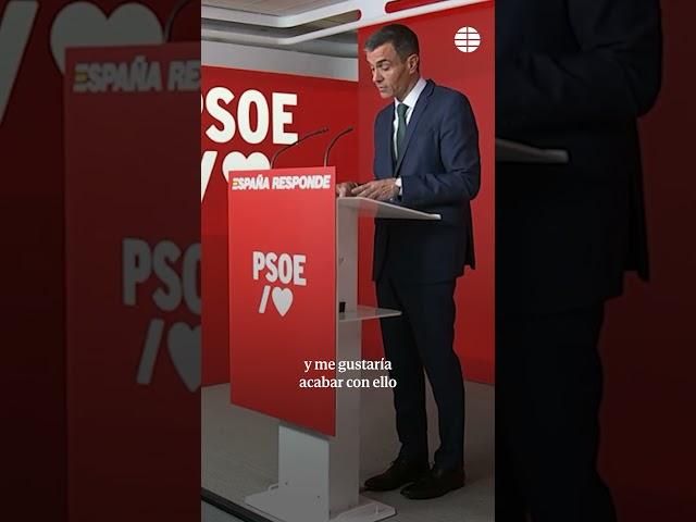 Sánchez pide que no hagan más preguntas en su intervención: "Son las cinco, no he comido" #Sánchez