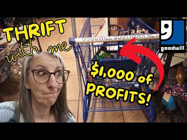 I FOUND OVER $1,000 of Profitable Items at Goodwill - Thrift With Me in Las Vegas