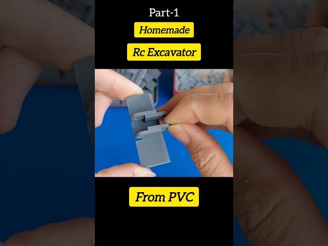Homemade Rc Excavator from PVC | #diy #inventor101 #experiment #machine #diytools