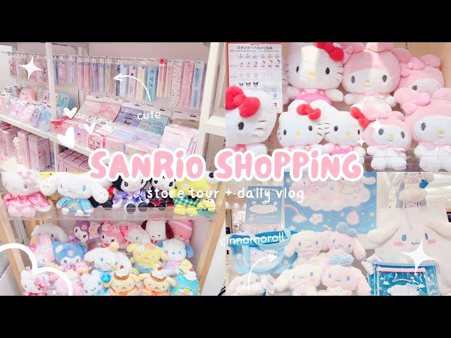 japan vlog  sanrio shopping, store tour, gachapon, eating curry, cinnamoroll 