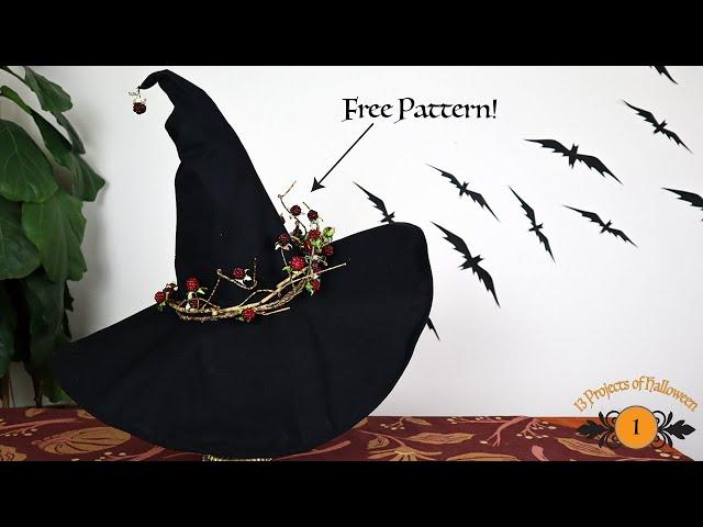 Making a Witch Hat (with Free Pattern!) | 13 Projects of Halloween