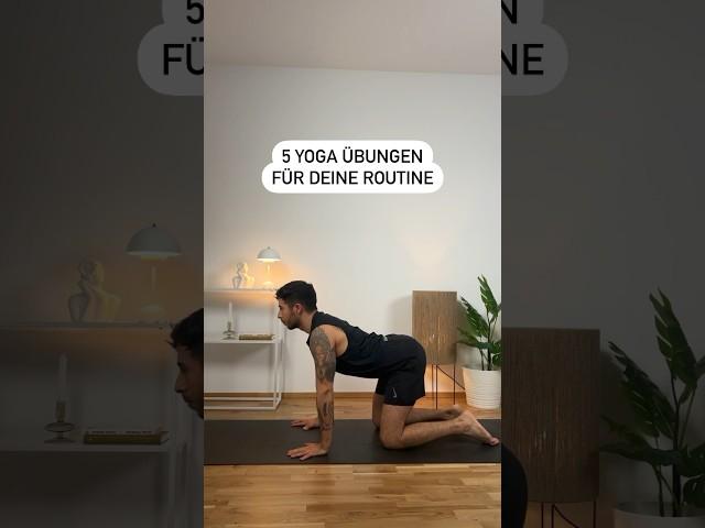 YOGA ROUTINE: 5 Übungen für Beweglichkeit & Wohlbefinden #yogafüranfänger #yogaroutine  #unbeweglich