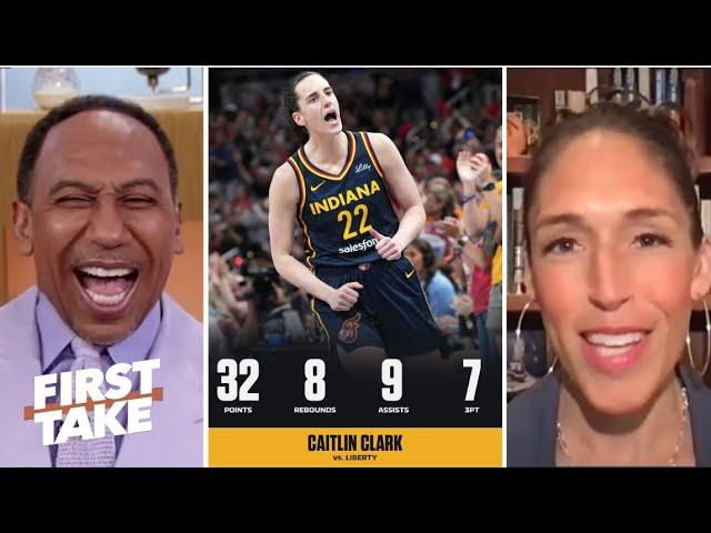 "MVP statement!" - Stephen A. on Caitlin Clark's 32 Pts return help Fever snap Liberty’s 9-0 streak