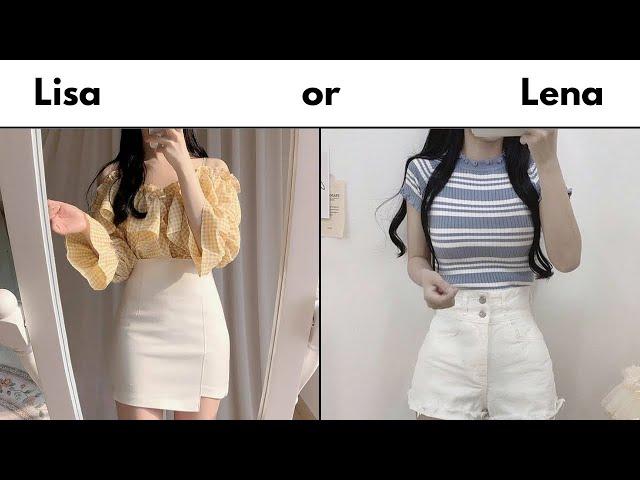 Lisa or Lena | cute clothes, accessories, food, etc | This or That |