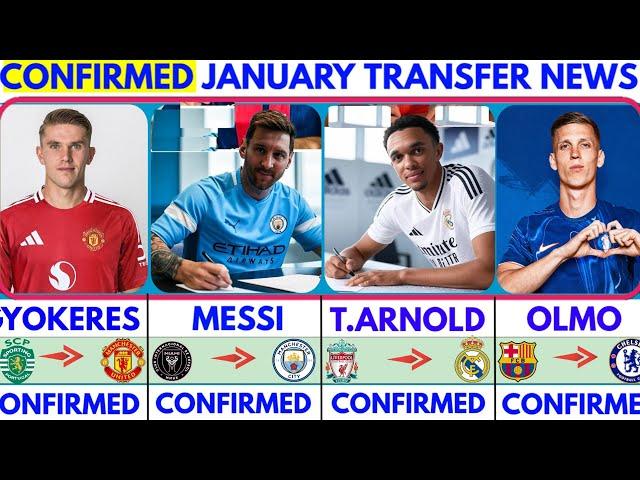 THE LATEST CONFIRMED TRANSFER NEWS AND RUMOURS TRANSFERS 2024|MESSI, T. ARNOLD, OMLO, GYOKERES