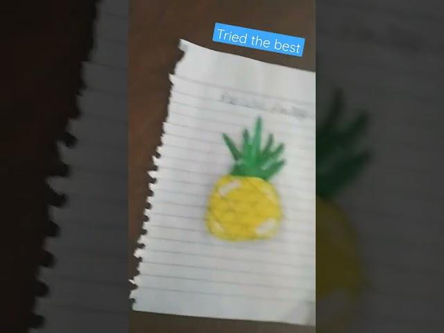 Realistic pineapple || creativity of pranjal