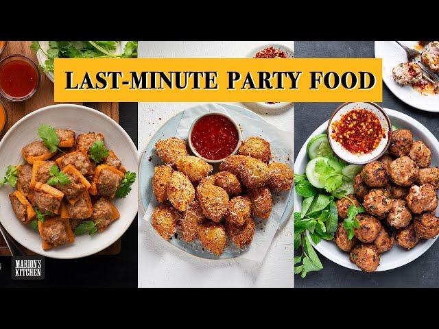 Super easy last-minute party food ideas | Marion's Kitchen | Party Food, Appetisers #AtHome #WithMe